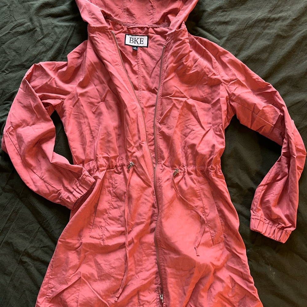 BKE Women's Pink Hooded Jacket